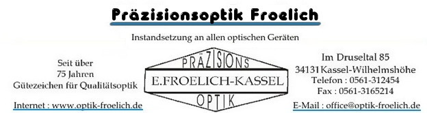 Fernglas und Zielfernrohr reinigung und Justierung